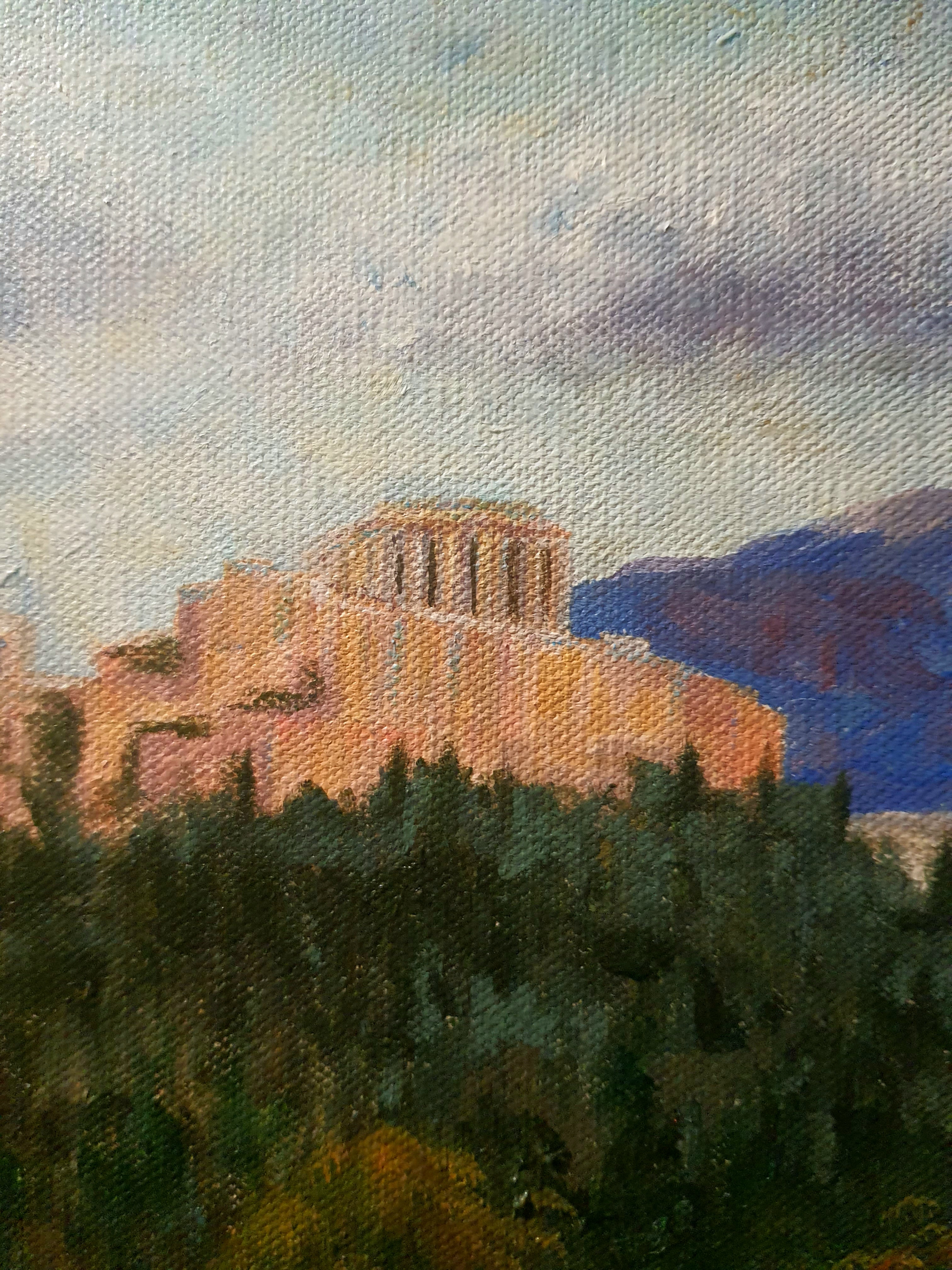Nostalgia painting acropolis