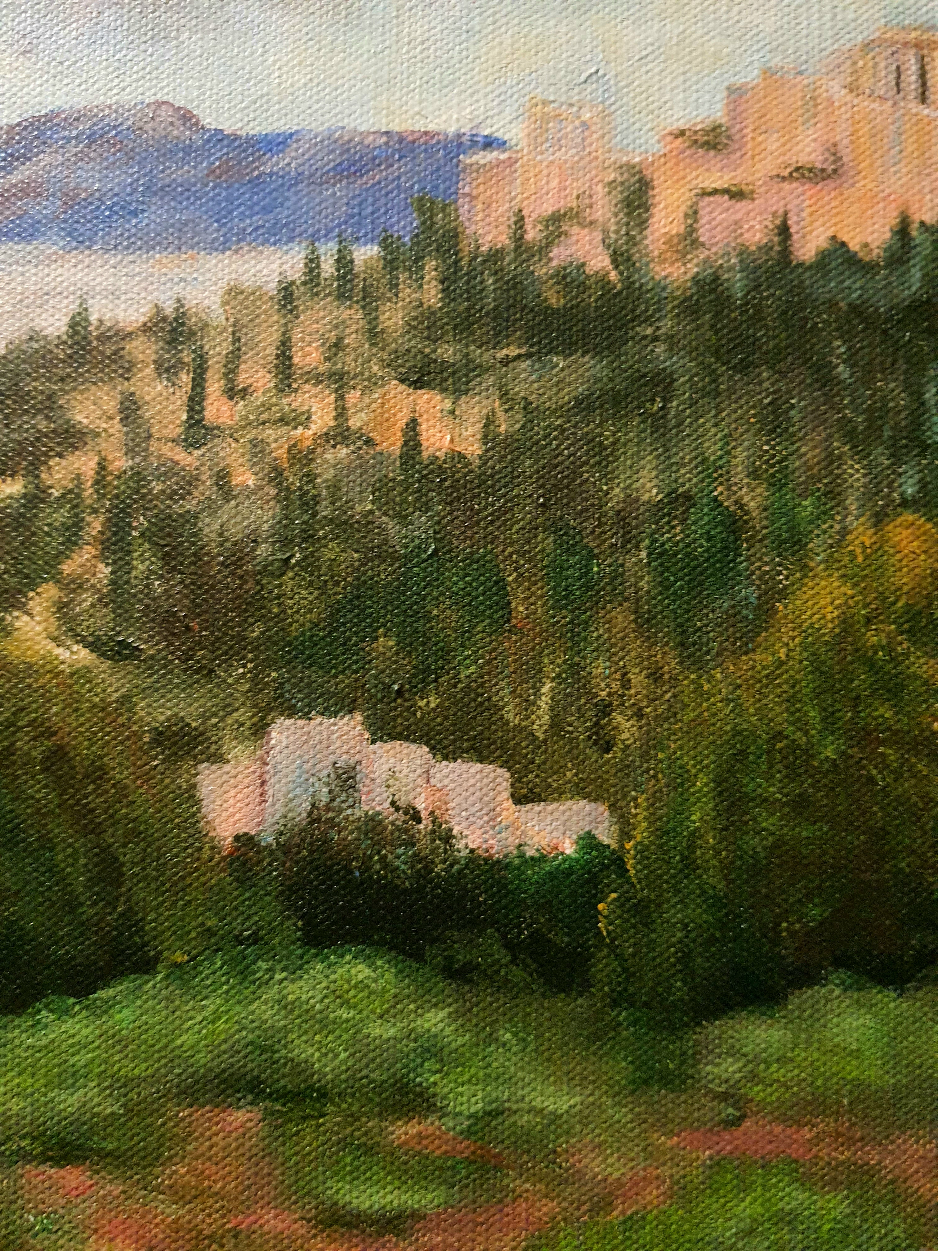 Nostalgia painting acropolis