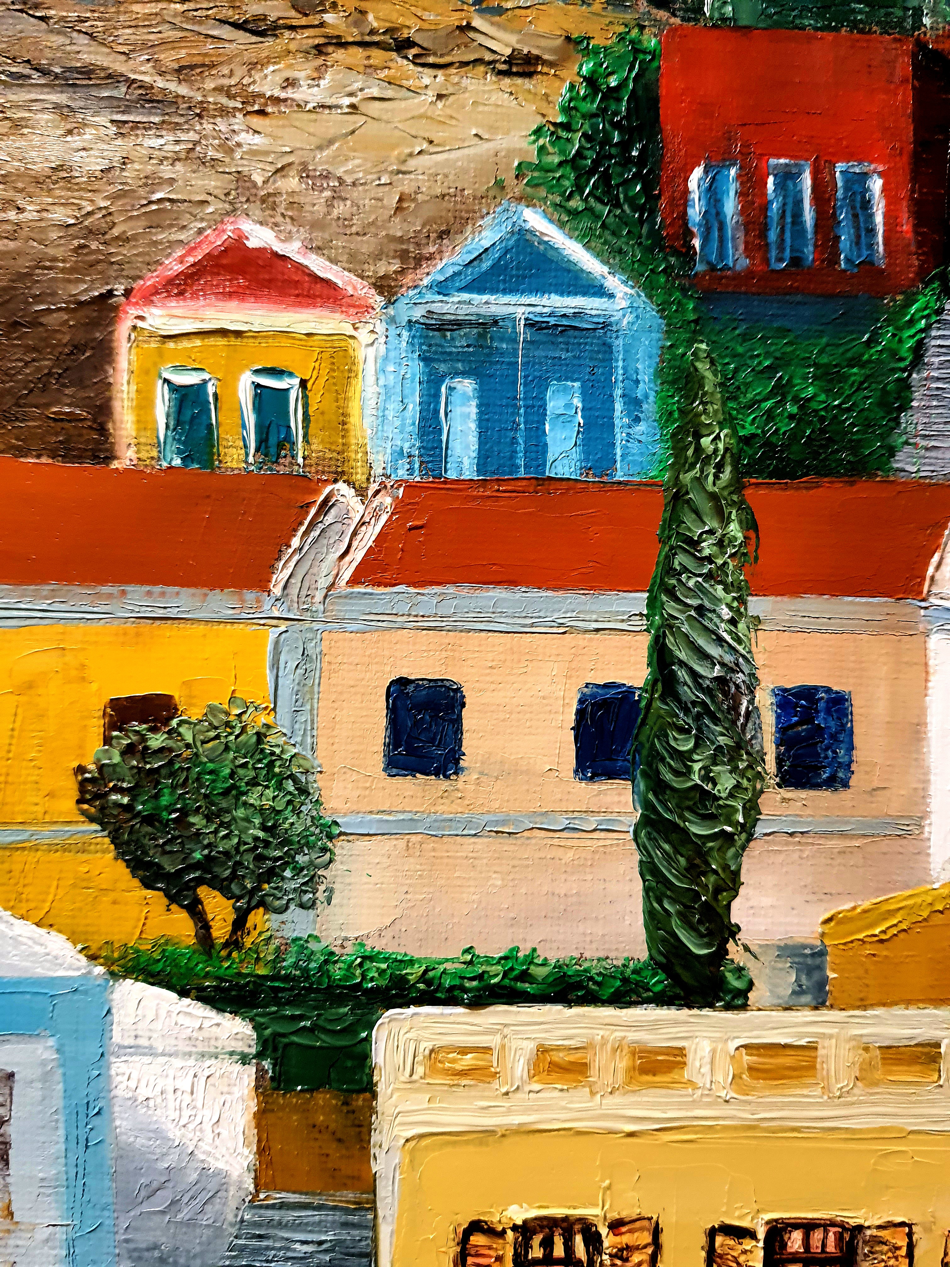 Symi island painting