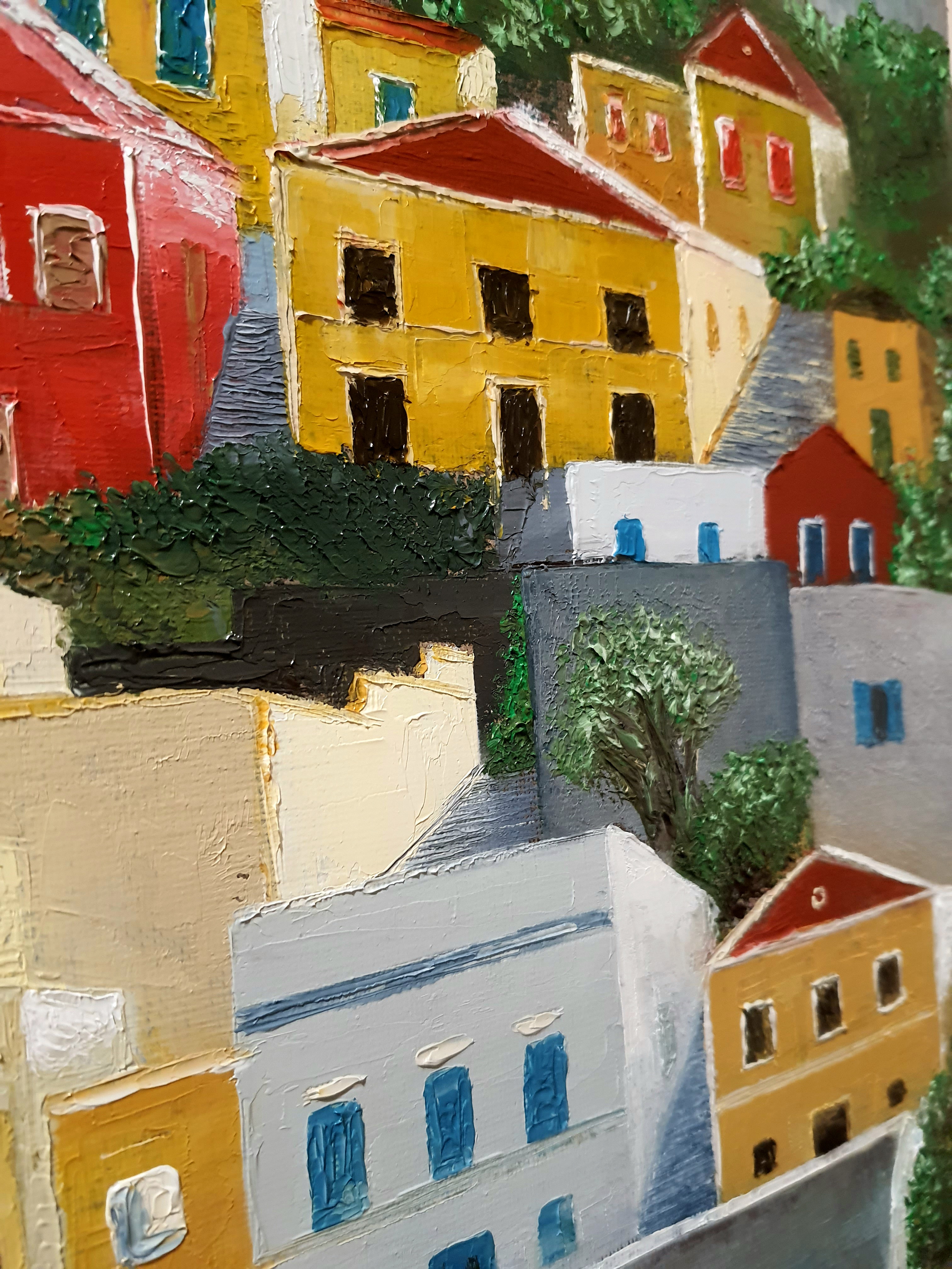 Symi island painting